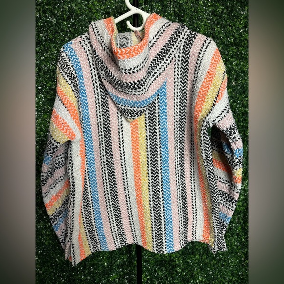 Vintage 90s Earth Ragz Baja Pullover Hoodie - Picture 4 of 7